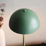 Saroma Table Lamp Matt Green - Comet Lighting