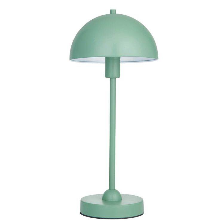 Saroma Table Lamp Matt Green - Comet Lighting