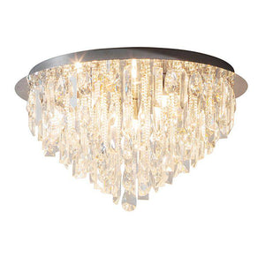Siena 5-Light Flush Ceiling Light Chrome - Comet Lighting