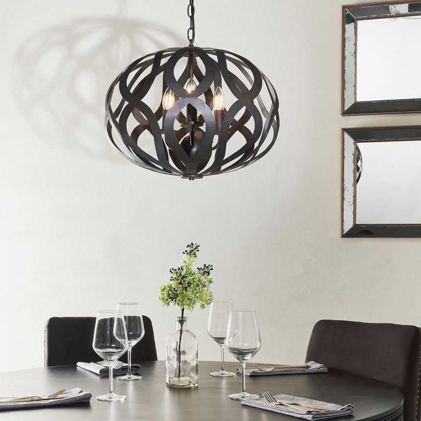 Sirolo 3-Light Pendant Ceiling Light - Comet Lighting