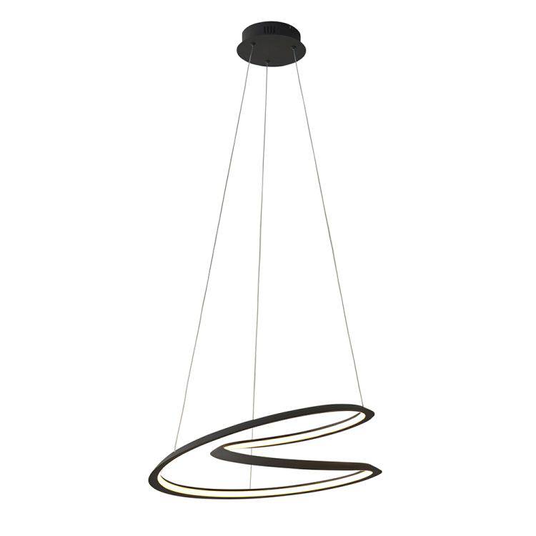 Staten LED Pendant Ceiling Light Black - Comet Lighting