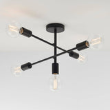 Studio 5-Light Semi-Flush Ceiling Light - Comet Lighting