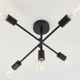 Studio 5-Light Semi-Flush Ceiling Light - Comet Lighting