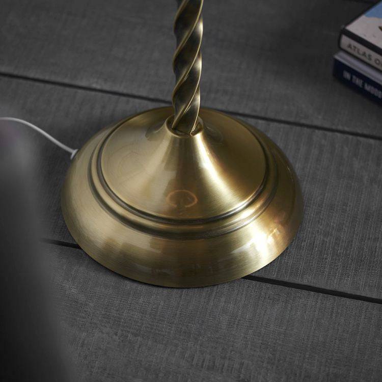 Suki Floor Lamp Antique Brass Base Only - Comet Lighting