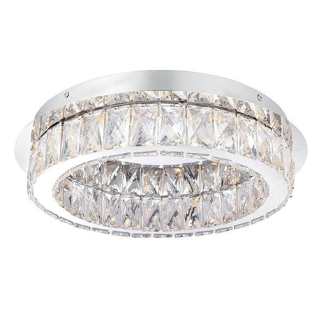 Swayze Flush Ceiling Light Chrome - Comet Lighting