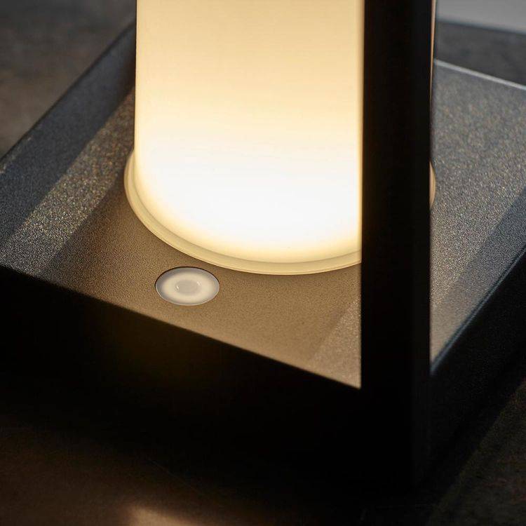 Tallow Table Touch Outdoor Table Lamp Matt Black - Comet Lighting