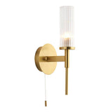 Talo Wall Light Satin Brass - Comet Lighting