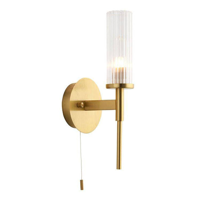 Talo Wall Light Satin Brass - Comet Lighting