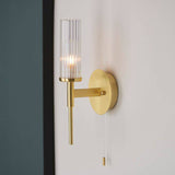 Talo Wall Light Satin Brass - Comet Lighting