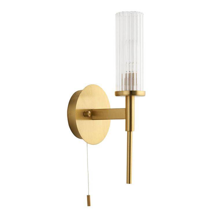 Talo Wall Light Satin Brass - Comet Lighting