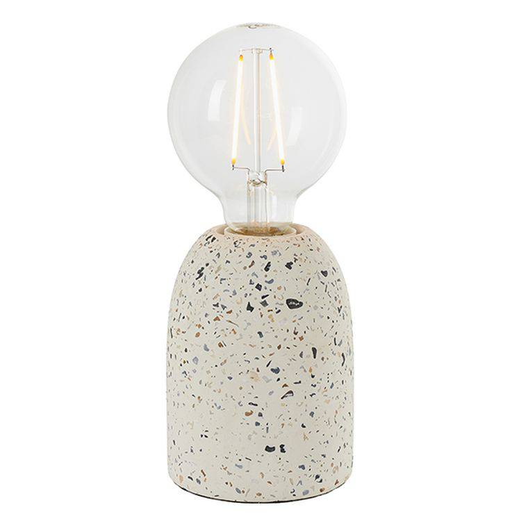 Terrazzo Table Lamp White - Comet Lighting