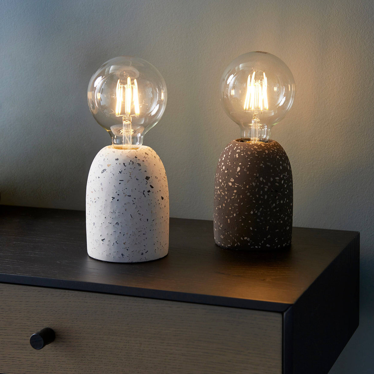 Terrazzo Table Lamp White - Comet Lighting