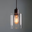 Toledo Ceiling Pendant Matt Black - Comet Lighting