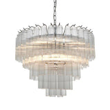 Toulouse 12lt Pendant Ceiling Light Polished Nickel - Comet Lighting