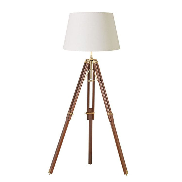 Tripod Base Only Floor Lamp Sheesham Mango - Comet Lighting