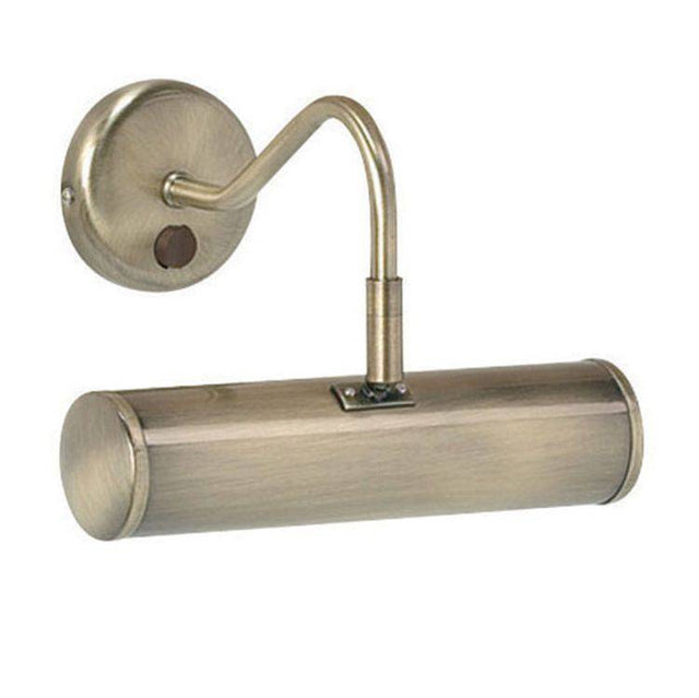 Turner 1-Light 230mm Picture Light Antique Brass - Comet Lighting