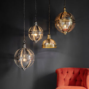 Vienna 305mm Pendant Ceiling Light Nickel - Comet Lighting