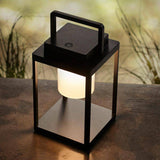 Voyage Table Touch Outdoor Table Lamp Matt Black - Comet Lighting