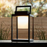 Voyage Table Touch Outdoor Table Lamp Matt Black - Comet Lighting