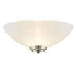 Welles 1-Light Wall Light Nickel - Comet Lighting