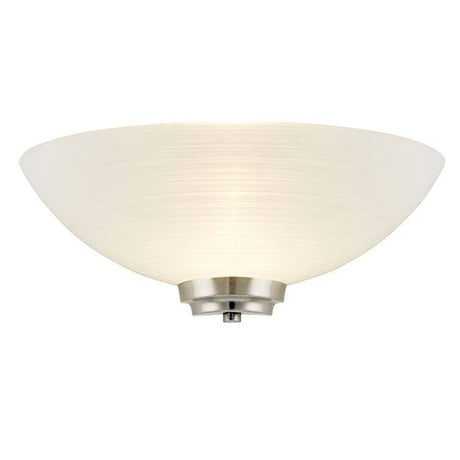 Welles 1-Light Wall Light Nickel - Comet Lighting