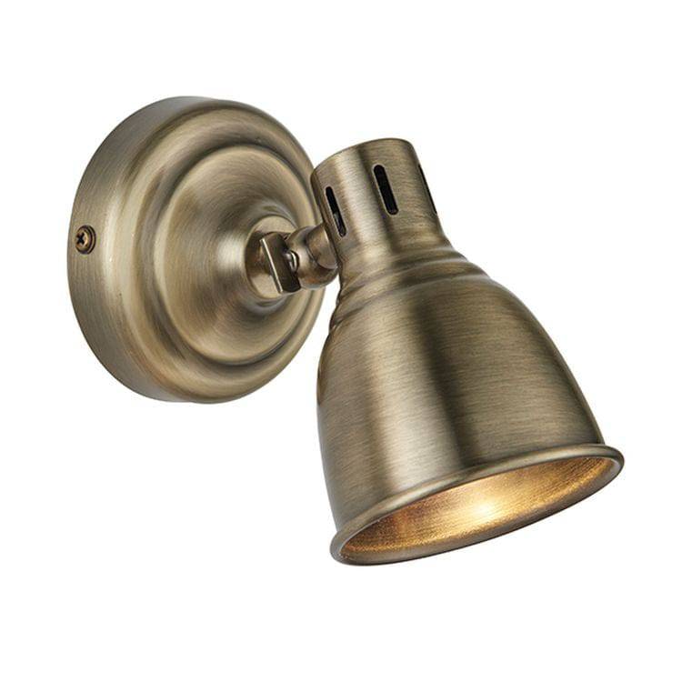 Westbury 1-Light Plate Antique Brass - Comet Lighting