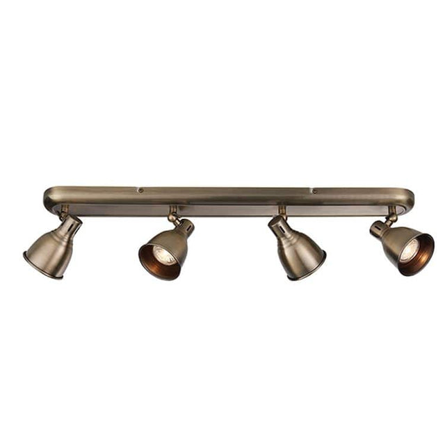 Westbury 4-Light Plate Antique Brass - Comet Lighting