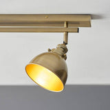 Wyatt 3Lt Spotlight Bar Antique Brass - Comet Lighting