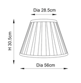 Carla 1lt Shade - Comet Lighting