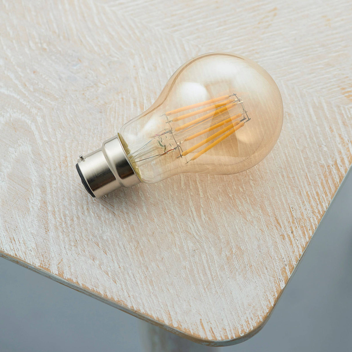 Endon BC LED Filament GLS Amber 6w 2500k 550lm Dimmable - Comet Lighting
