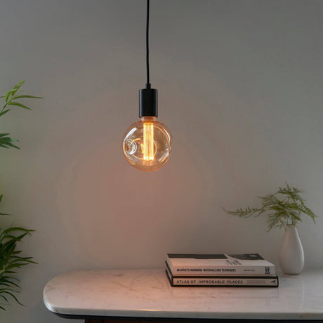 Endon E27 LED Dimple Amber 2.5w 1800k 120lm - Comet Lighting