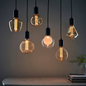 Endon E27 LED Dimple Amber 2.5w 1800k 120lm - Comet Lighting