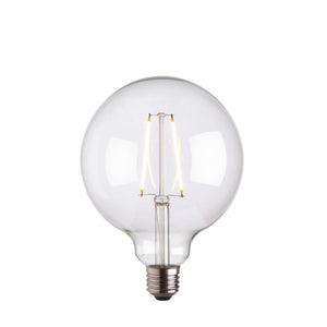 Endon E27 LED Filament 125mm Globe 2w 2200k 210lm - Comet Lighting