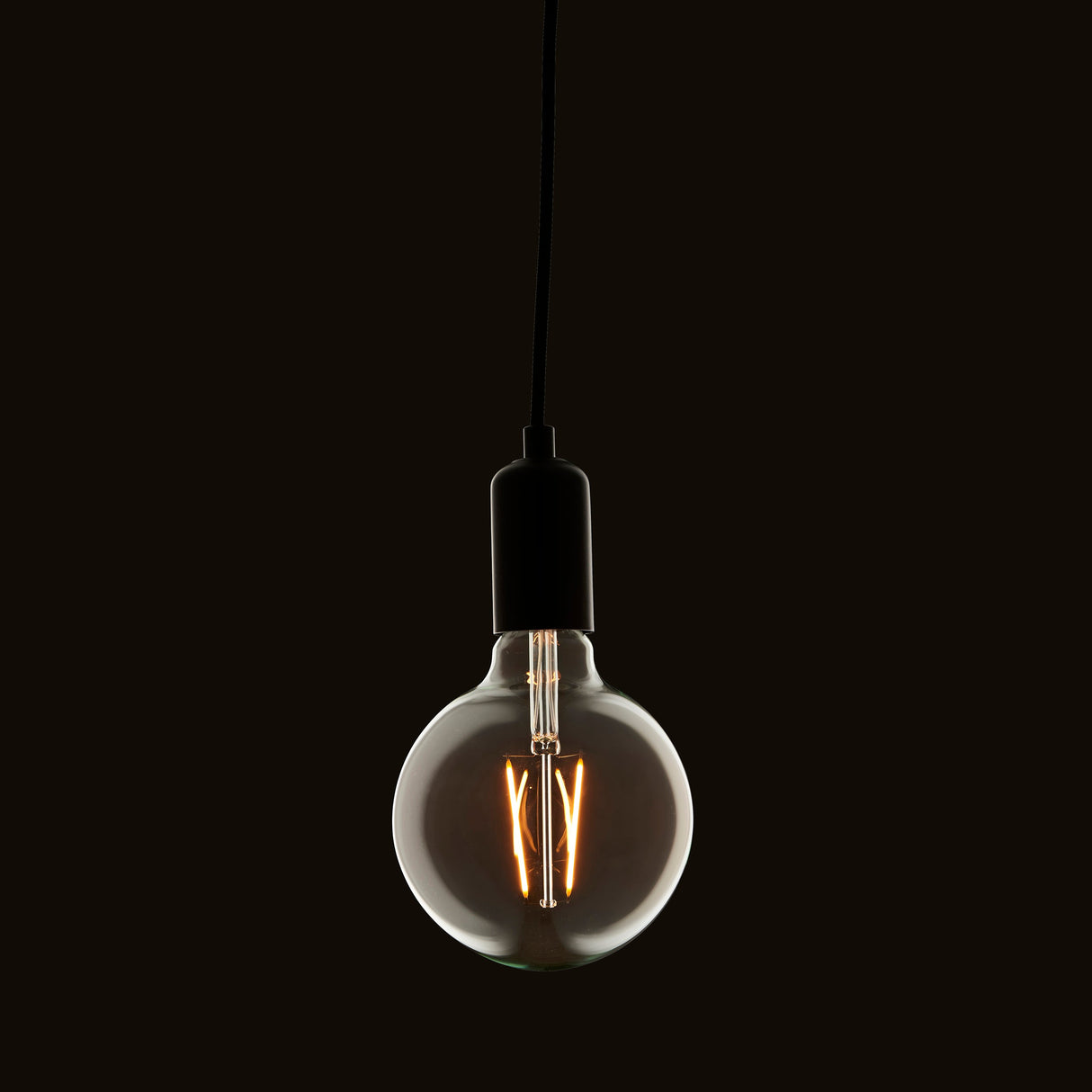 Endon E27 LED Filament 125mm Globe 2w 2200k 210lm - Comet Lighting