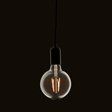 Endon E27 LED Filament 125mm Globe 2w 2200k 210lm - Comet Lighting