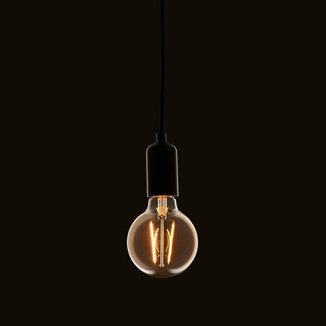 Endon E27 LED Filament 95mm Globe Amber 2w 2000k 190lm - Comet Lighting
