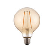 Endon E27 LED Filament 95mm Globe Amber 2w 2000k 190lm - Comet Lighting