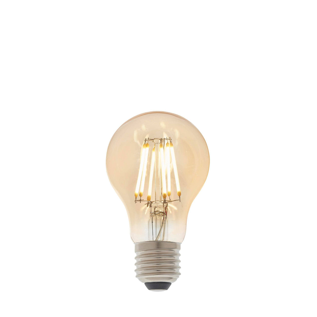 Endon E27 LED Filament GLS Amber 6w 2500k 550lm Dimmable - Comet Lighting
