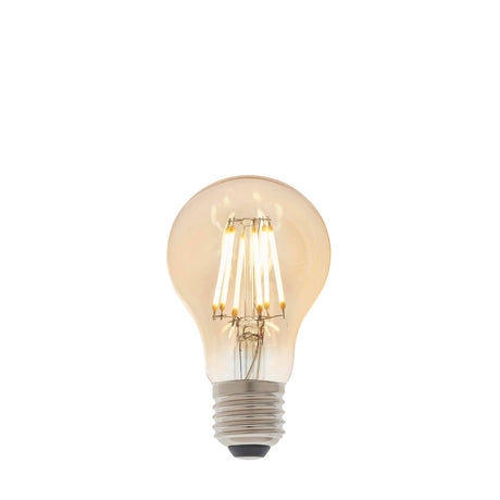 Endon E27 LED Filament GLS Amber 6w 2500k 550lm Dimmable - Comet Lighting