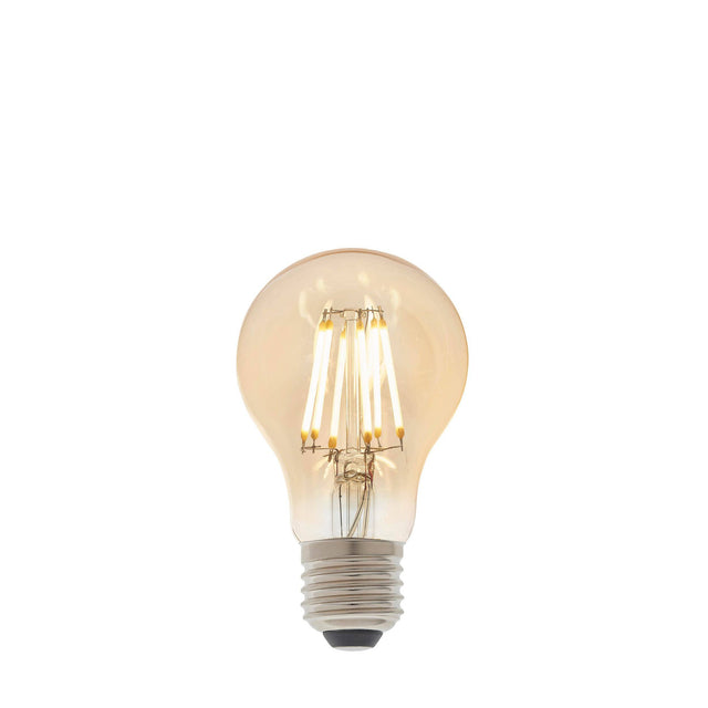 Endon E27 LED Filament GLS Amber 6w 2500k 550lm Dimmable - Comet Lighting