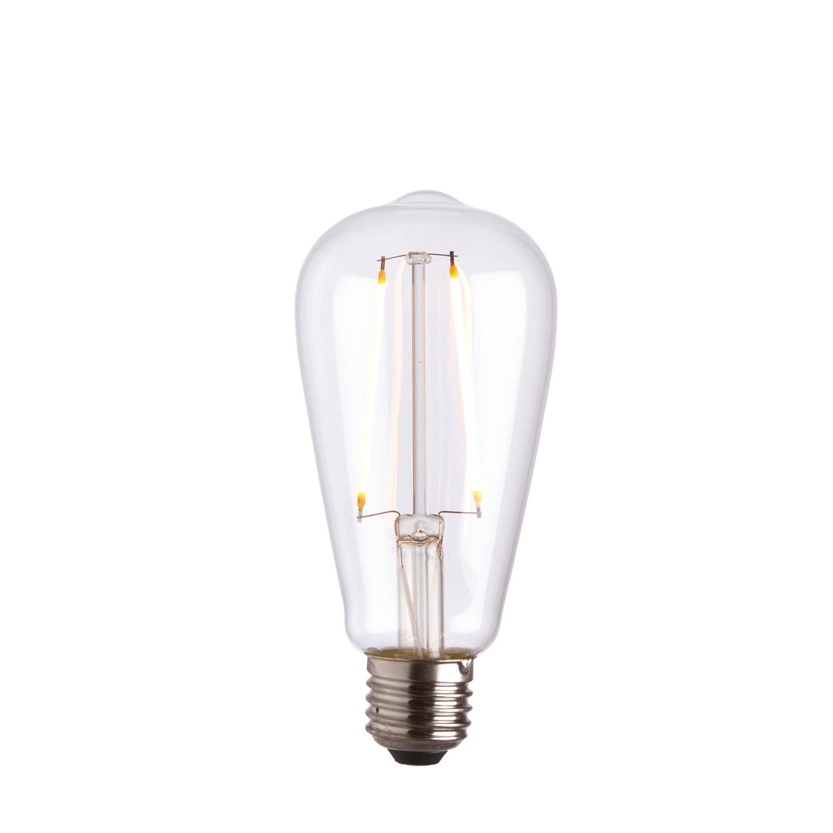 Endon E27 LED Filament Pear Shaped 2w 2200k 210lm - Comet Lighting