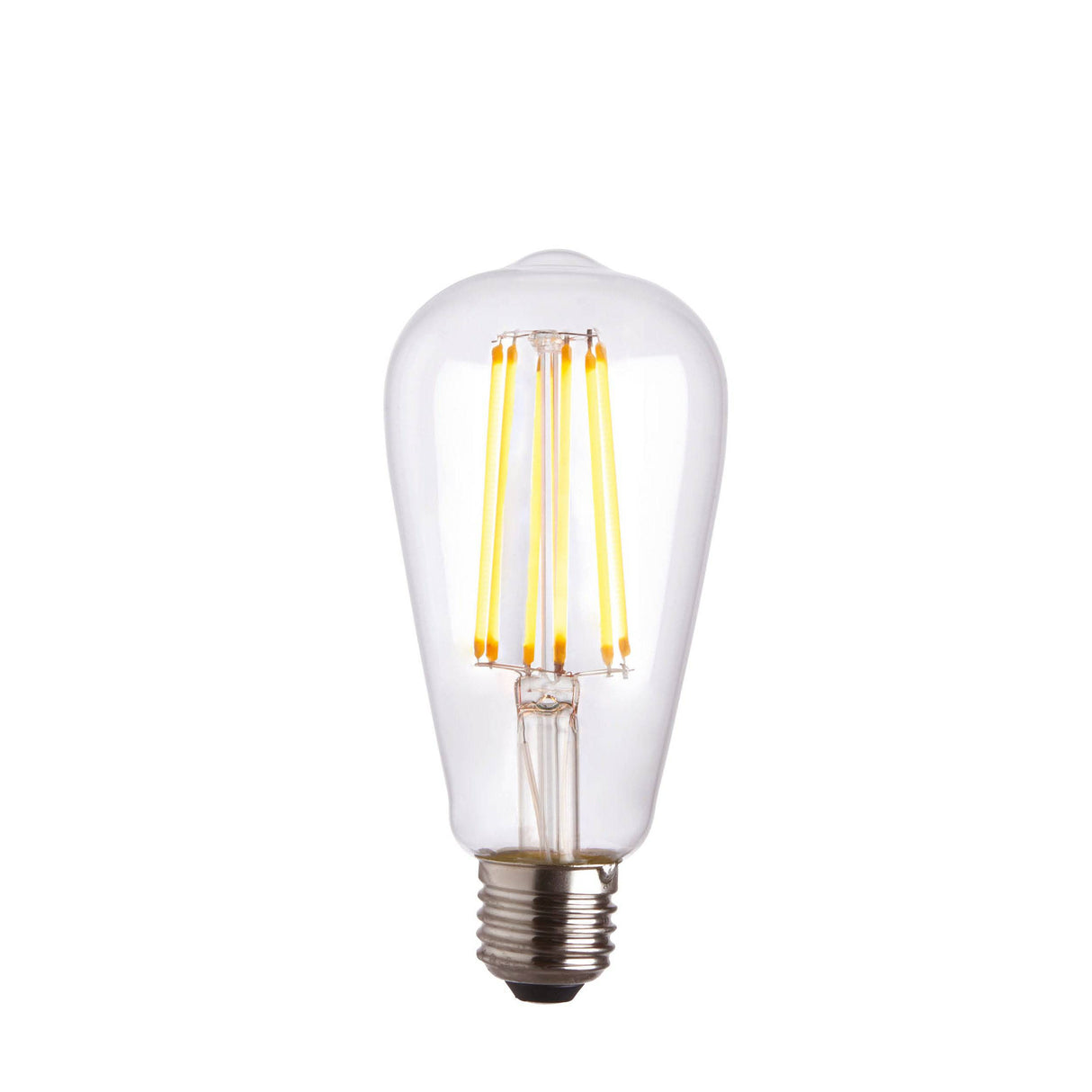 Endon E27 LED Filament Pear Shaped 6w 2700k 600lm Dimmable - Comet Lighting