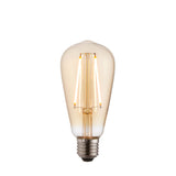 Endon E27 LED Filament Pear Shaped Amber 2w 2000k 190lm - Comet Lighting