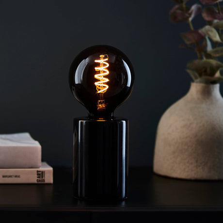 Endon E27 LED Filament Spiral 95mm Globe 4w 1800k 80lm - Comet Lighting