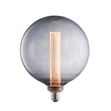 Endon E27 LED XL 200mm Globe Smoked 2.8w 2000k 120lm - Comet Lighting