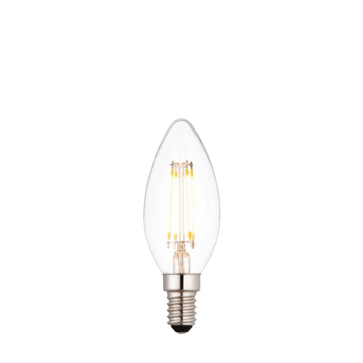 Endon SES LED Filament Candle 4w 2700k 380lm Dimmable - Comet Lighting