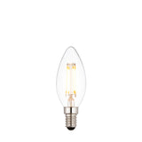 Endon SES LED Filament Candle 4w 2700k 380lm Dimmable - Comet Lighting