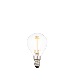 Endon SES LED Filament Golfball 4w 2700k 380lm Dimmable - Comet Lighting