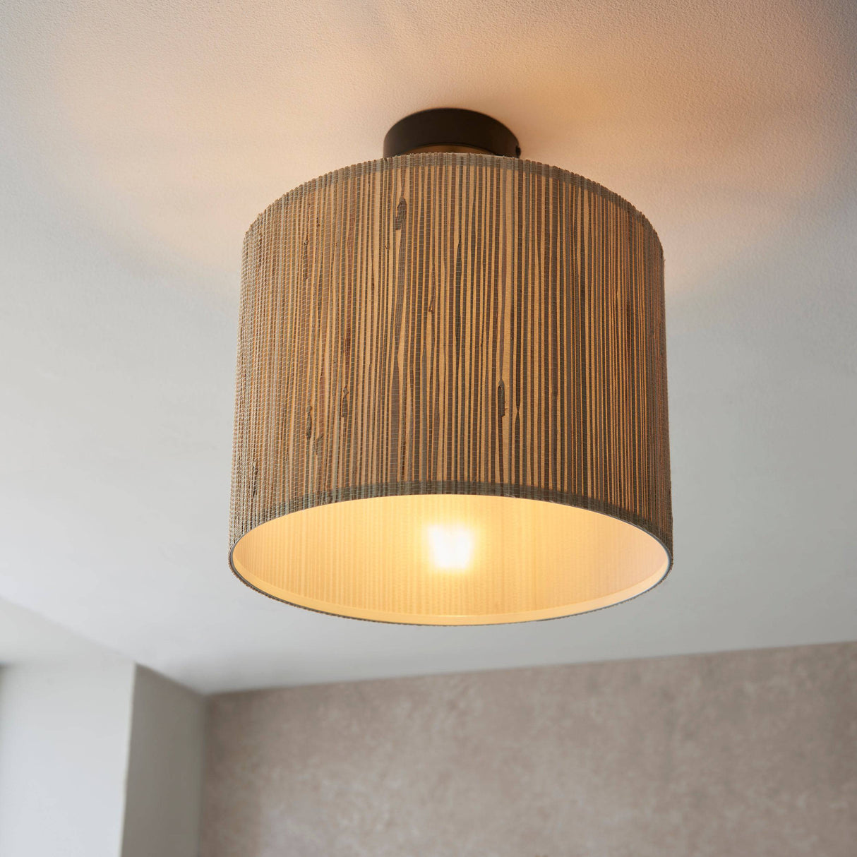 Longshore 1lt Semi flush - Comet Lighting