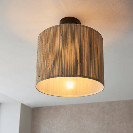 Longshore 1lt Semi flush - Comet Lighting